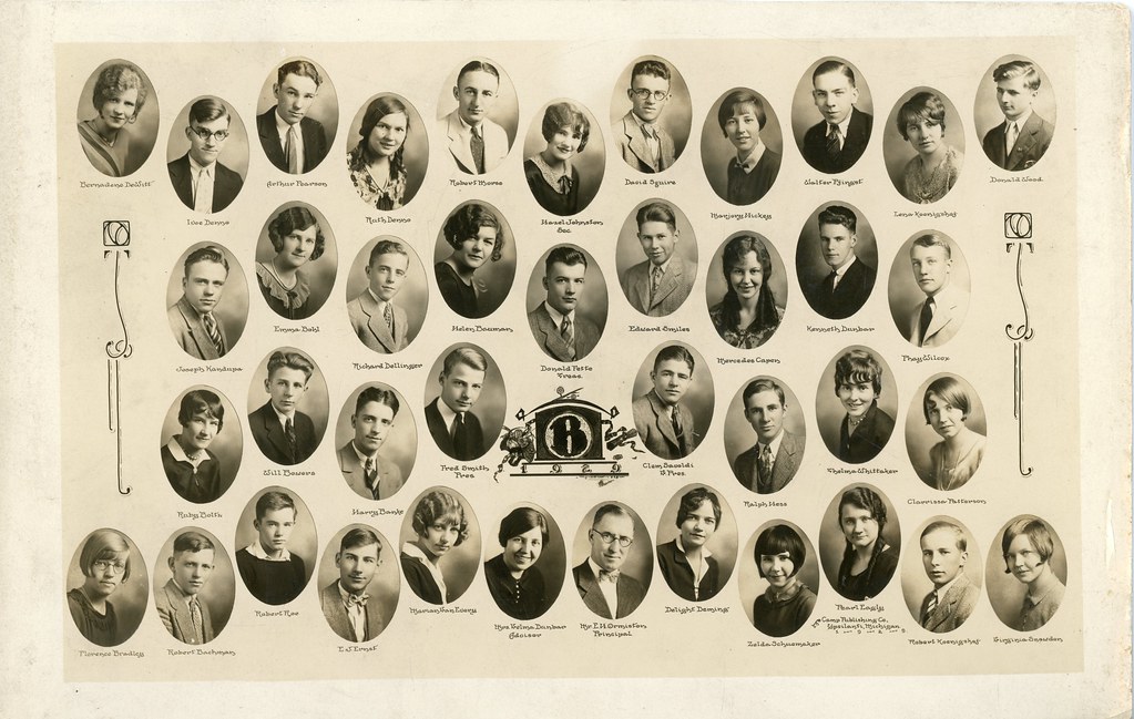 Buchanan (MI) High School Class of 1929. DIGITAL ONLY. Buc… Flickr