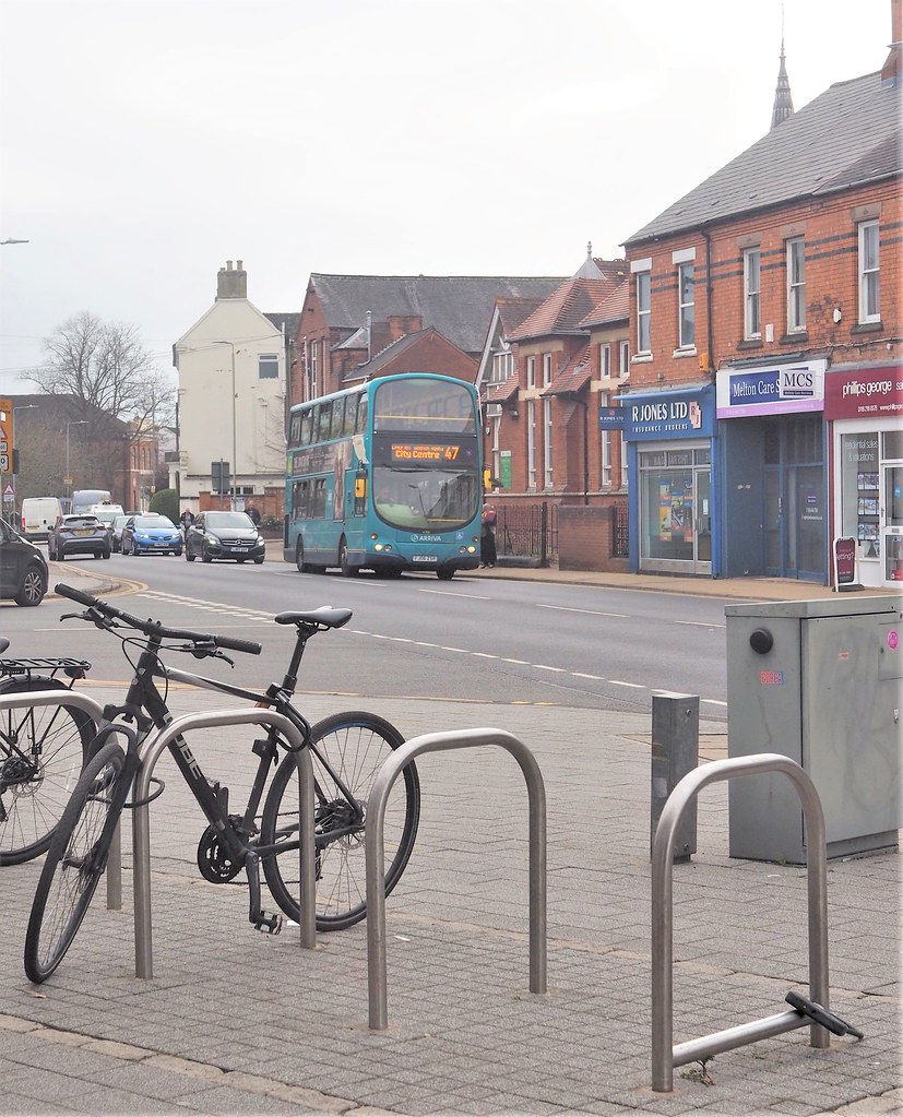 Wigston The view from Costa Coffee in Leicester Road; Arri… Flickr