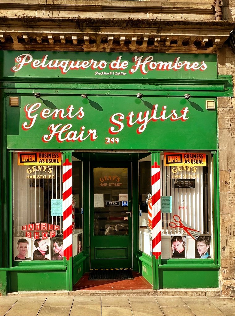 Peluquero de Hombres Barbers on Leith Walk, Edinburgh FotoFling