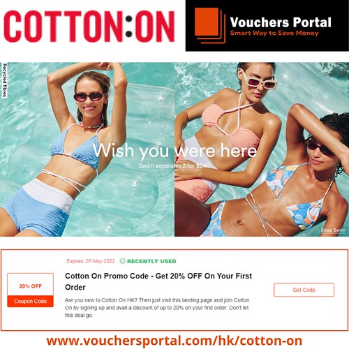 Cotton On HK promo code Peter Jonson Flickr