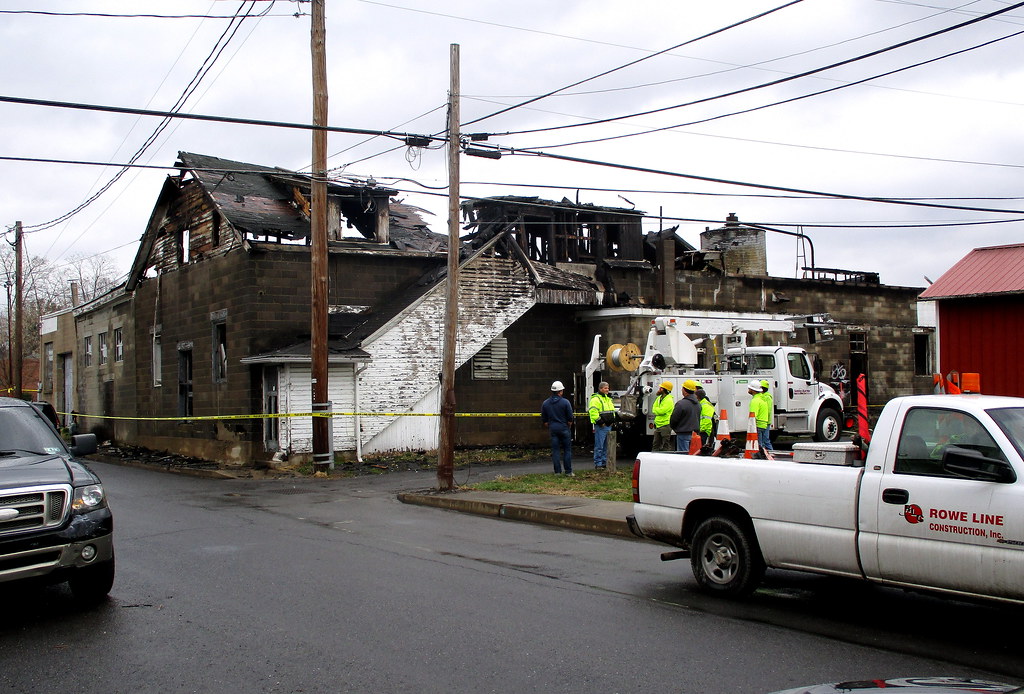 2022025 Aftermath of fire at the vacant Wilbert Vault Com… Flickr
