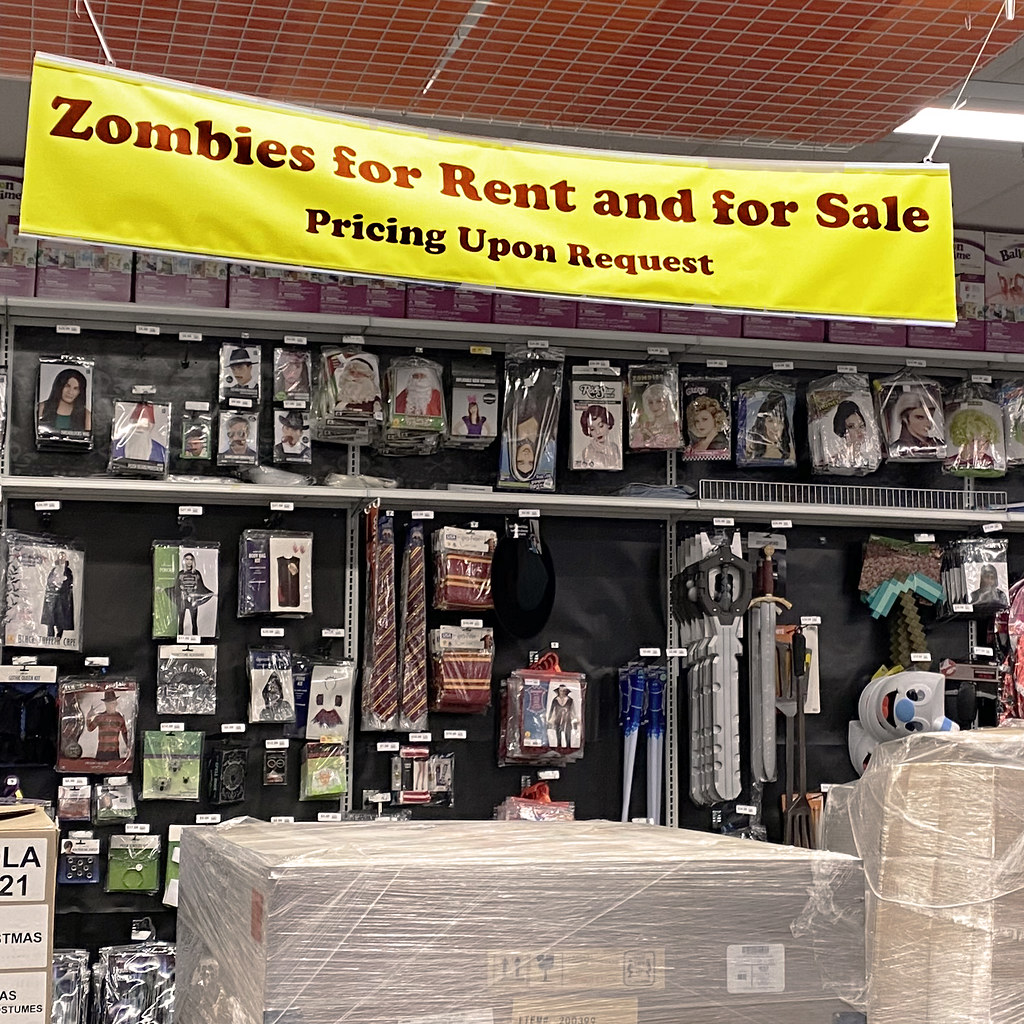 "Zombies for Rent and for Sale" Party City College Point, … Flickr