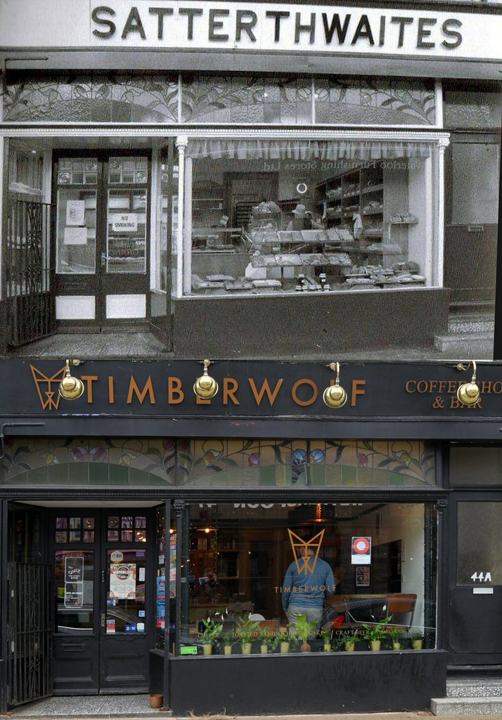 South Road, Waterloo, 1970s and 2022 Keith Jones Flickr