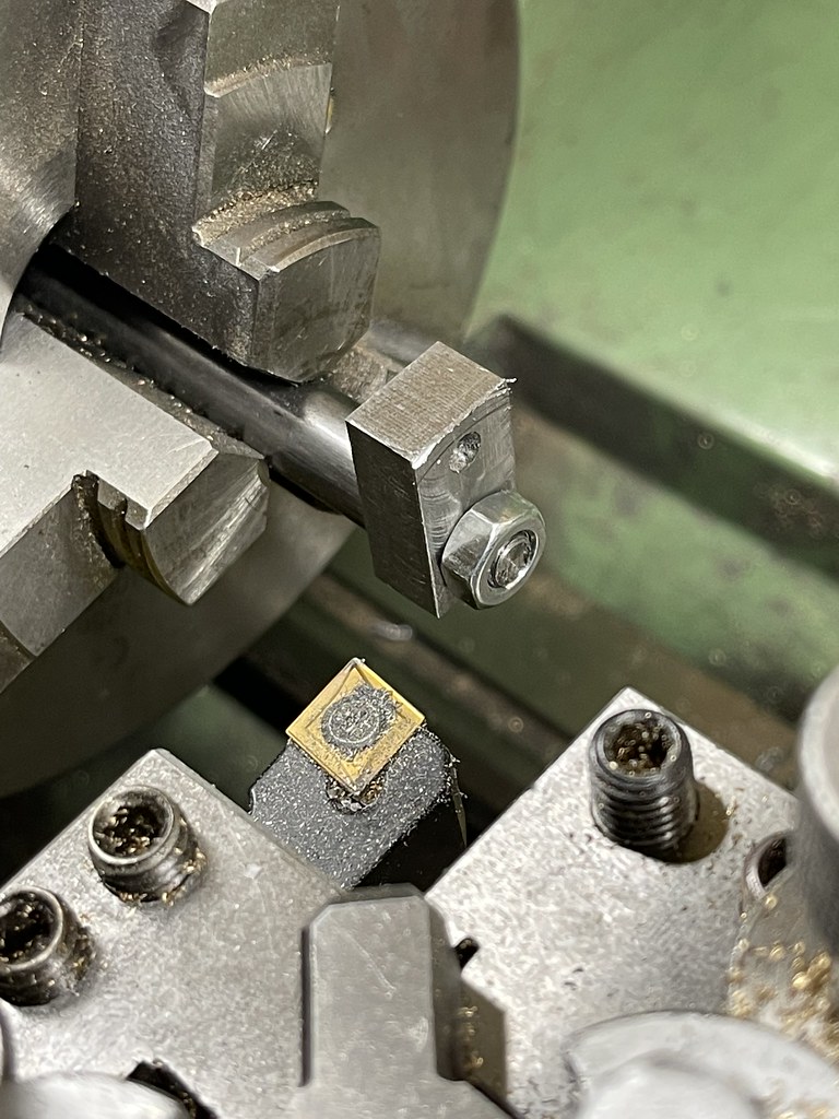 Muncaster Entablature Engine Crankshaft WIP Crank web bolt… Flickr