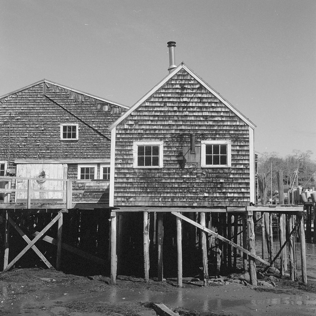 img202112016c New Harbor wharf buildings, Bristol Maine Ap… Flickr