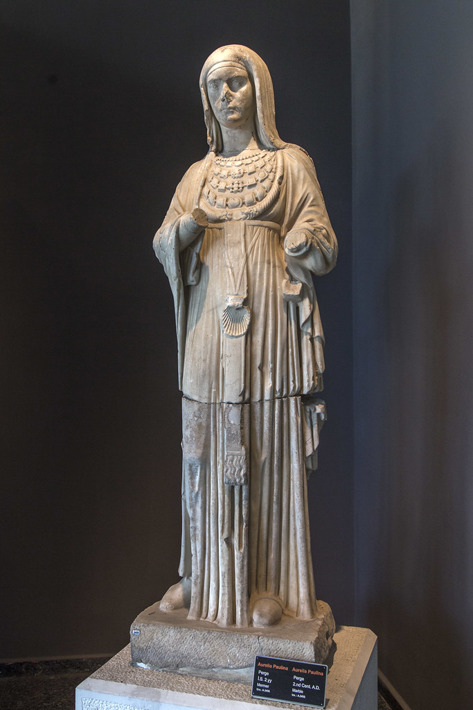 Aurelia Paulina Perge. 2nd century AD. The statue depicts … Flickr