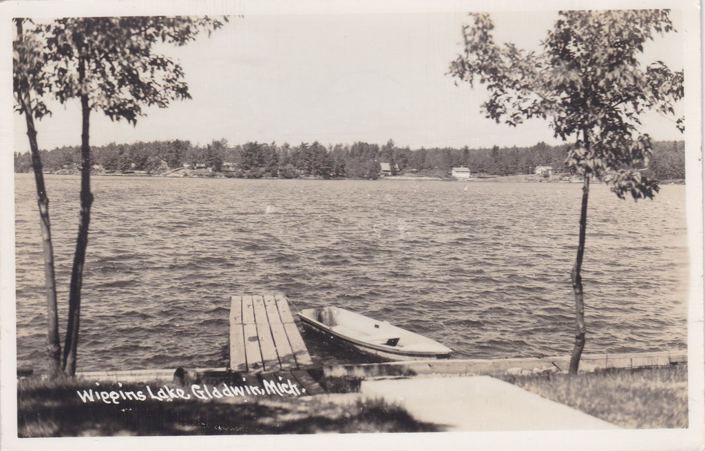 NE Gladwin MI RPPC VACATION TIME on WIGGINS LAKE Chappel D… Flickr