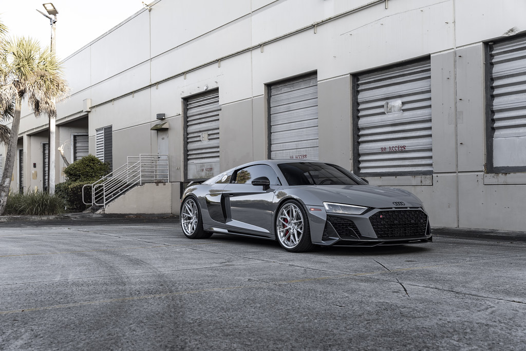Audi R8 Nardo Grey Incurve Wheels kyle Fletcher Flickr