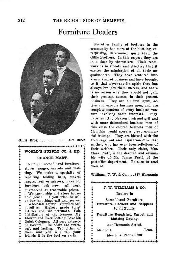 Gillis Brothers. Furniture Dealers, 427 Beale St., Memphis… Flickr
