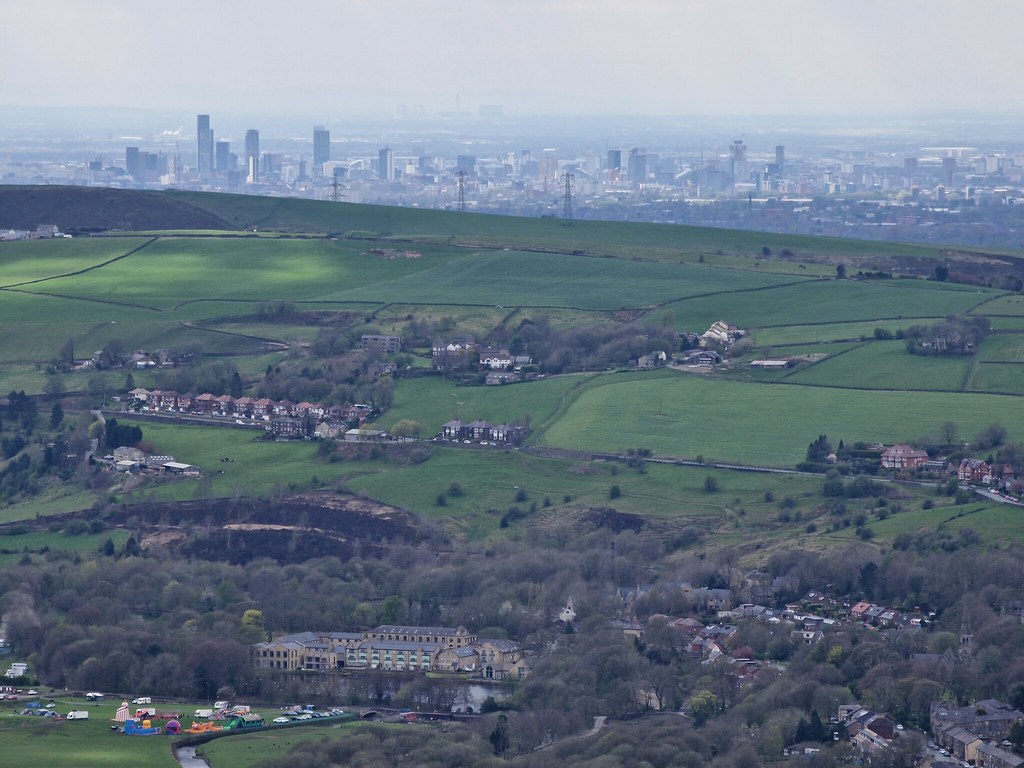 Manchester from Pots and Pans, Uppermill 11.5 miles from U… Flickr