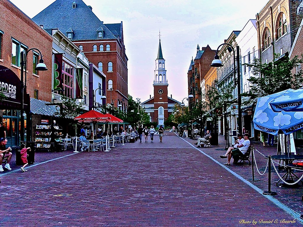 Church Street in Downtown Burlington, VT Church Street in … Flickr