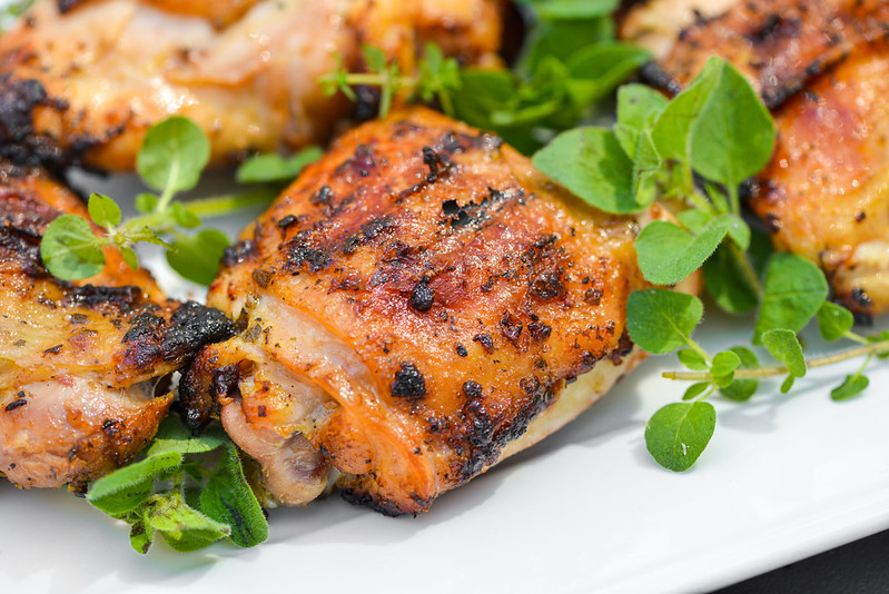 Grilled Lemon Pepper Chicken Thighs Recipe The Meatwave
