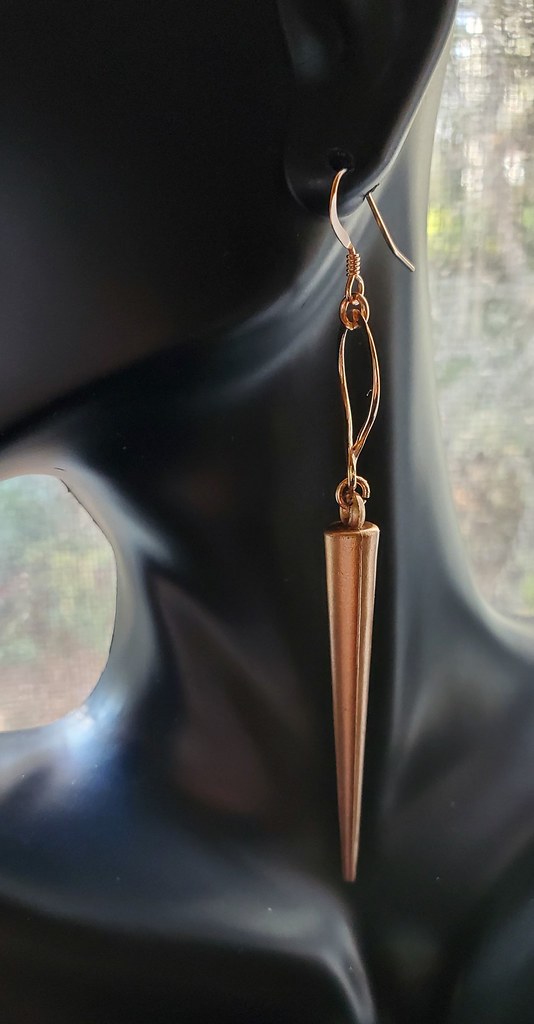 Spike Dangle Drop Earrings 3 drwood915 Flickr