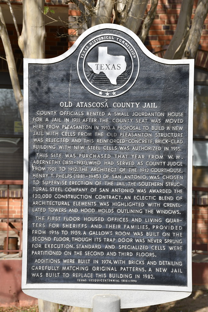Old Atascosa County Jail (Jourdanton, Texas) Historical ma… Flickr