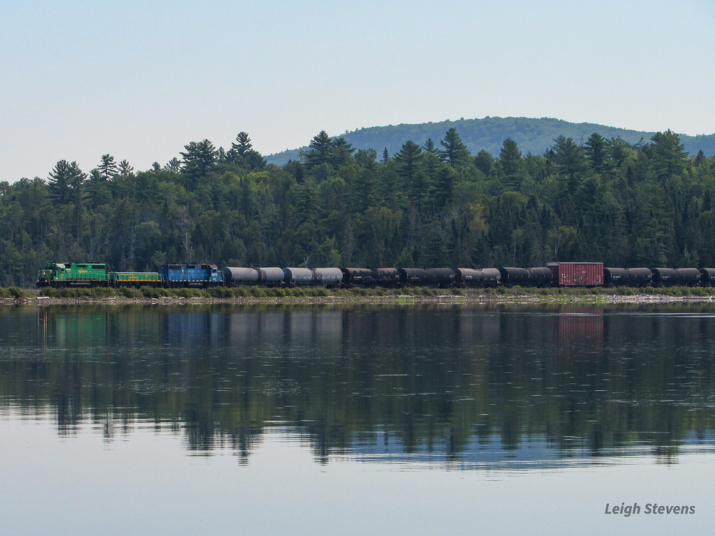 Scopan Lake Maine Northern Railroad's Presque Isle local r… Flickr