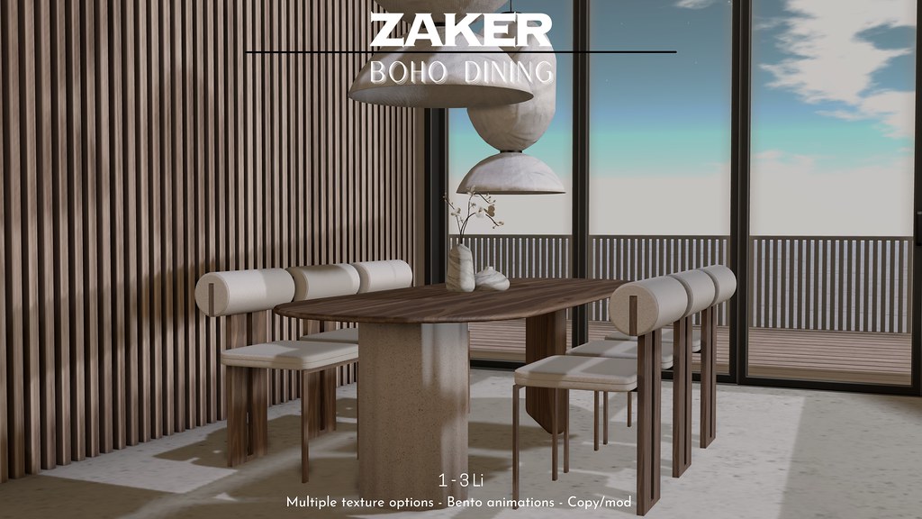 Boho Dining DUBAI I present you this new Boho Dining set… Flickr