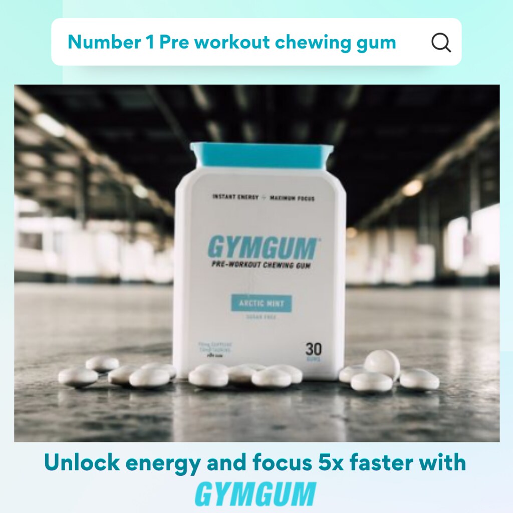 Pre workout chewing gum GYM GUM Flickr