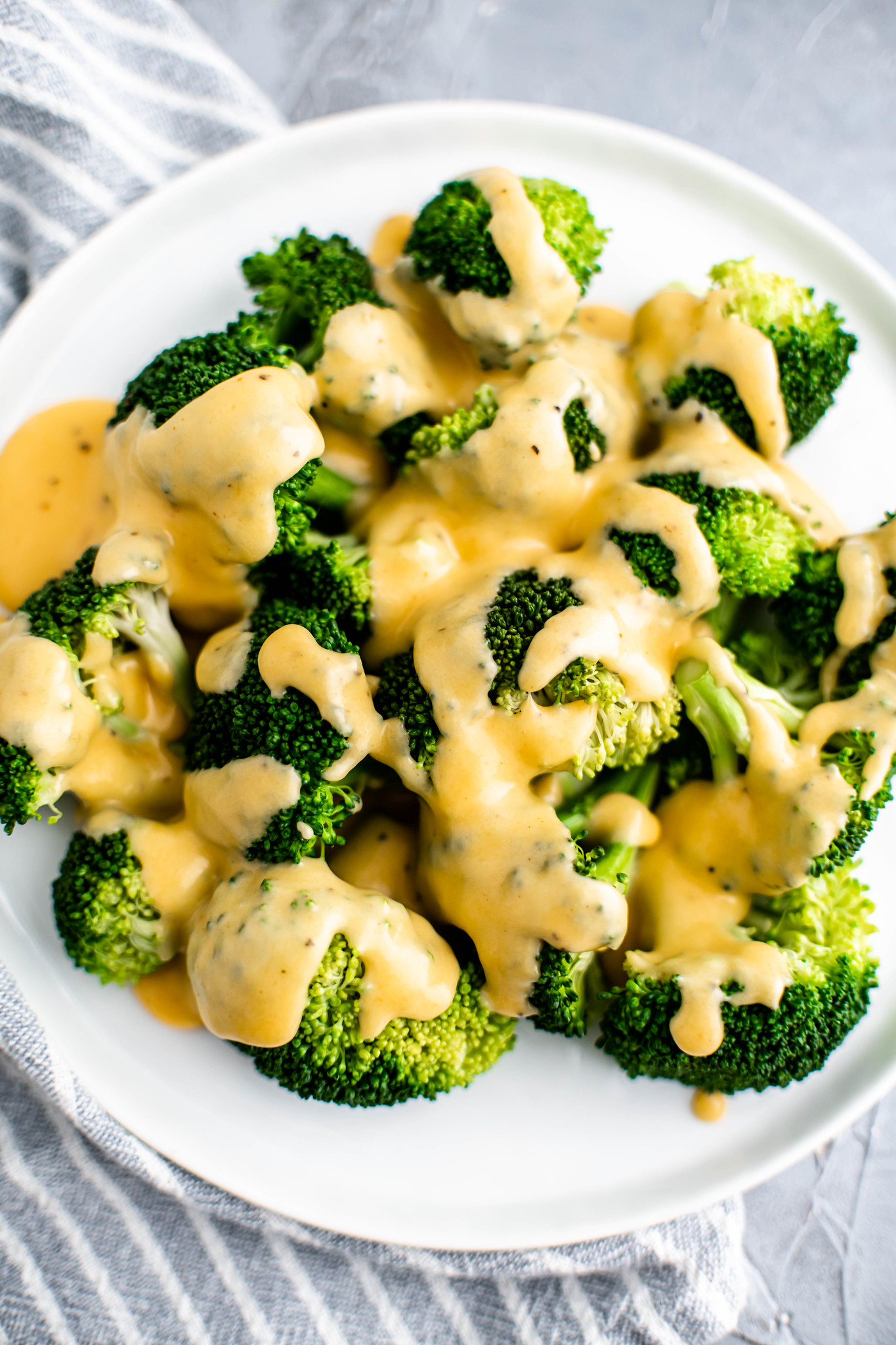 Broccoli with Cheese Sauce Meg's Everyday Indulgence