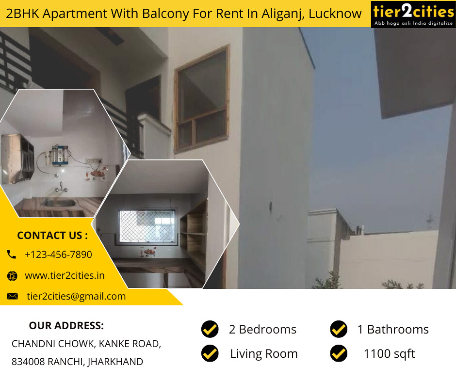 2BHK Apartment With Balcony For Rent In Aliganj, Lucknow Flickr