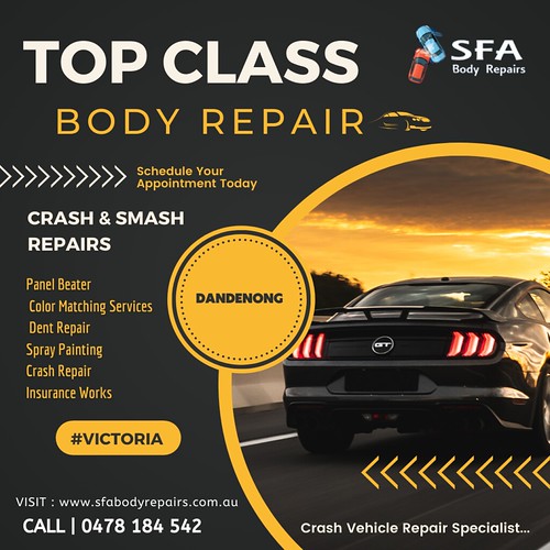 Top Class Car body repair shop dandenong Panel Beater, D… Flickr