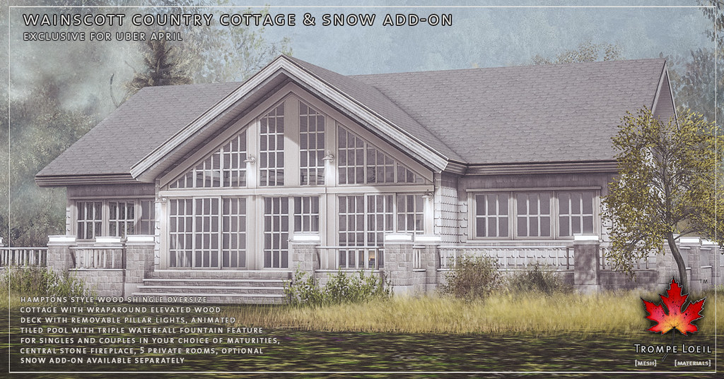 Trompe Loeil Wainscott Country Cottage for Uber April Flickr