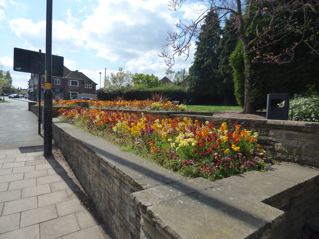 Flower beds at Boddington Garden Birmingham Road, Maney, Sutton
