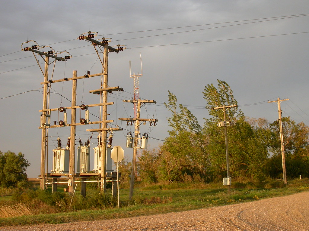 Otter Tail Power Mapes, ND A sunset view of this older s… Flickr
