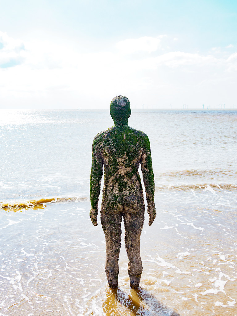 Antony Gormley Statue Crosby Beach, Liverpool Antony Gorml… Flickr