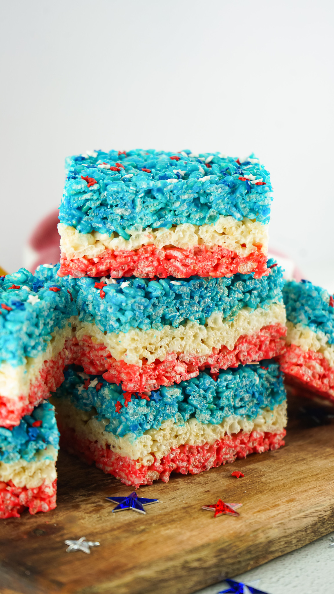 4th of July Rice Krispies Treats Fake Ginger