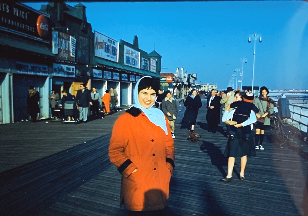 Far Rockaway, NY Kodachrome slide photo 1956 Lauren Jaeger Mikalov Flickr