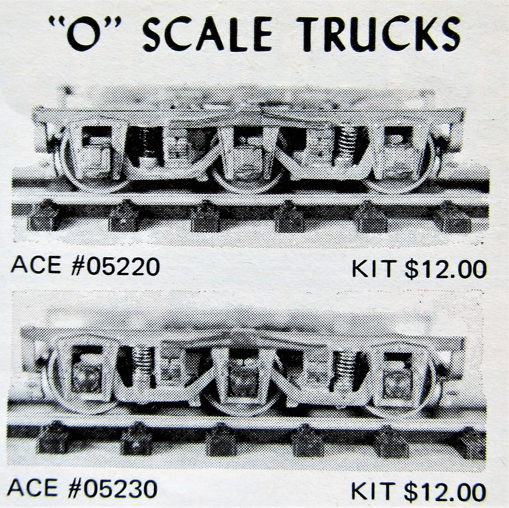 O scale passenger car trucks 1238 The history of model rai… Flickr