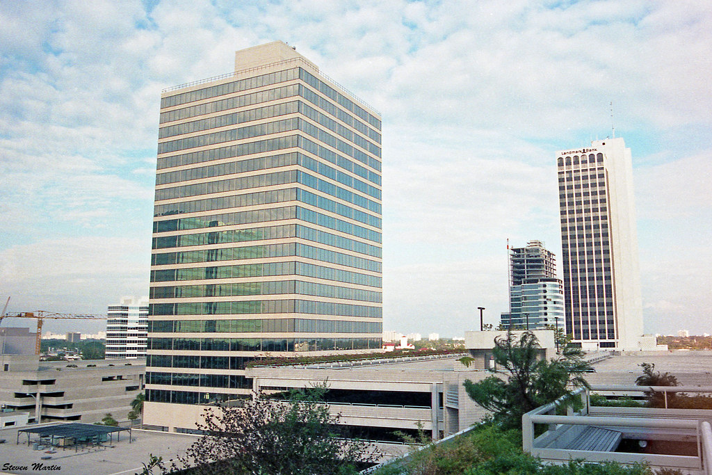 Downtown Fort Lauderdale, 1984 View is east from the libra… Flickr