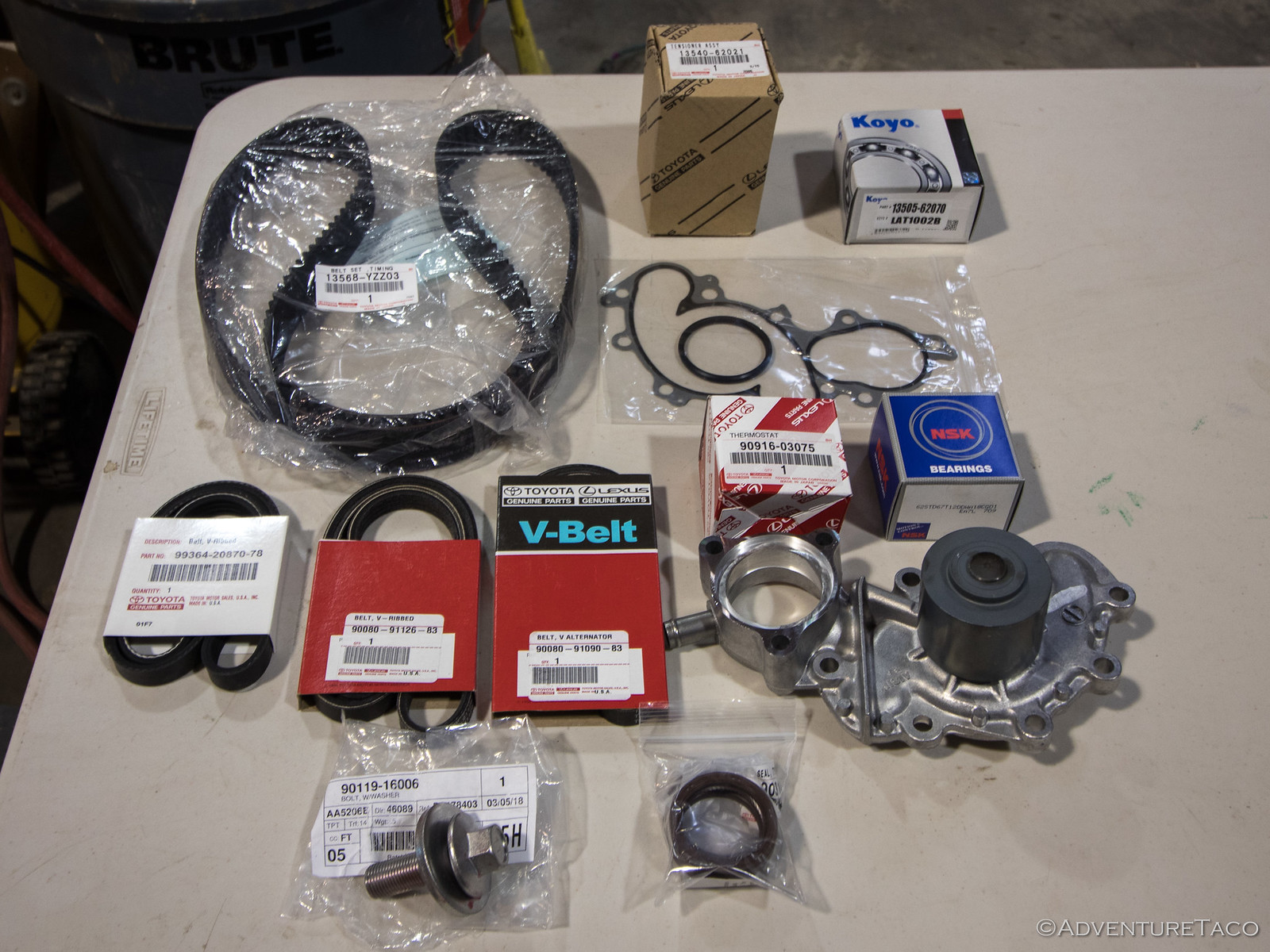 Step by Step Toyota Timing Belt Replacement for 3.4L V6 5VZFE