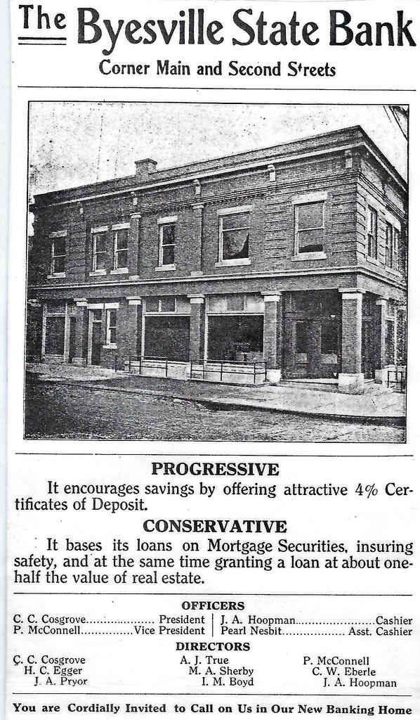 Byesville State Bank Byesville History in Pictures Flickr