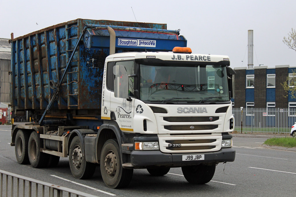 Pearce, Dundry J99 JBP, Scania Pseries in Avonmouth Flickr