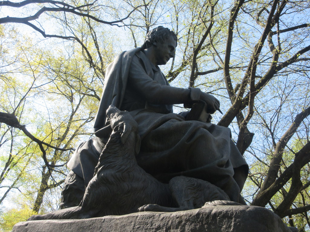 2022 Sir Walter Scott and Dog Statue Central Park NYC 3075… Flickr