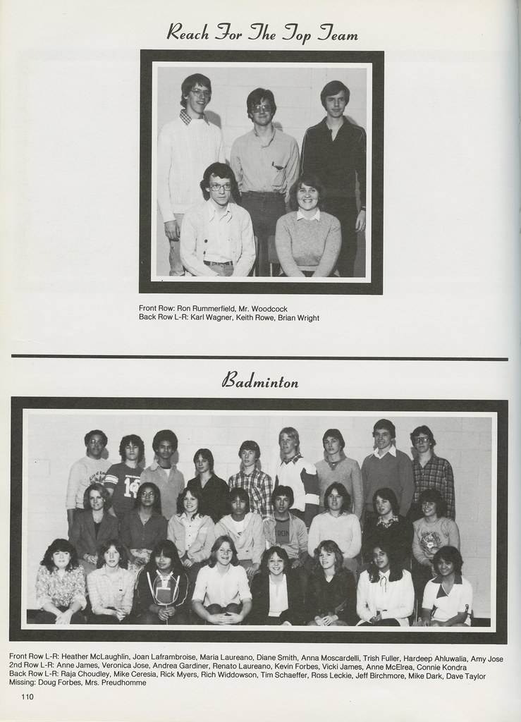 1980 St. Clair Secondary School Yearbook Reach For The Top… Flickr