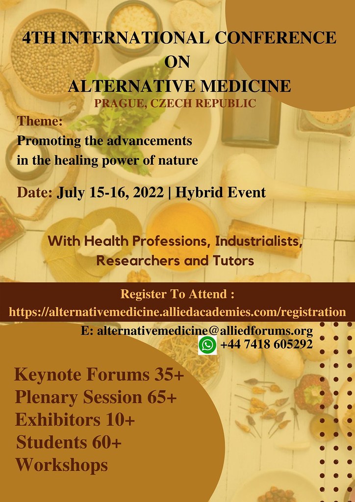 Alternative Medicine Conference Flyer Toshiyo Clara Flickr