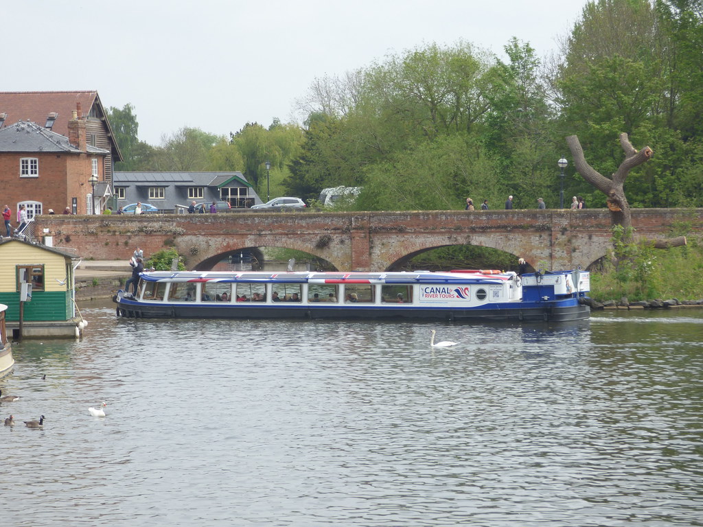 Boat on the River Avon in StratforduponAvon Canal River Tours a