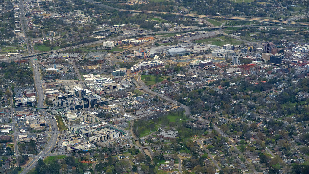 Above Downtown Huntsville The Medical District is on the l… Flickr