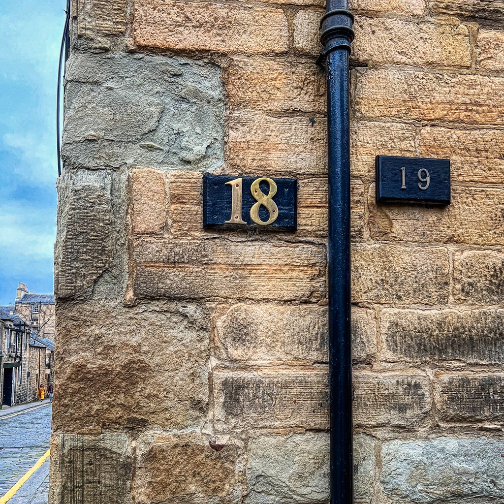 Numbers Gloucester Lane, Edinburgh FotoFling Scotland Flickr