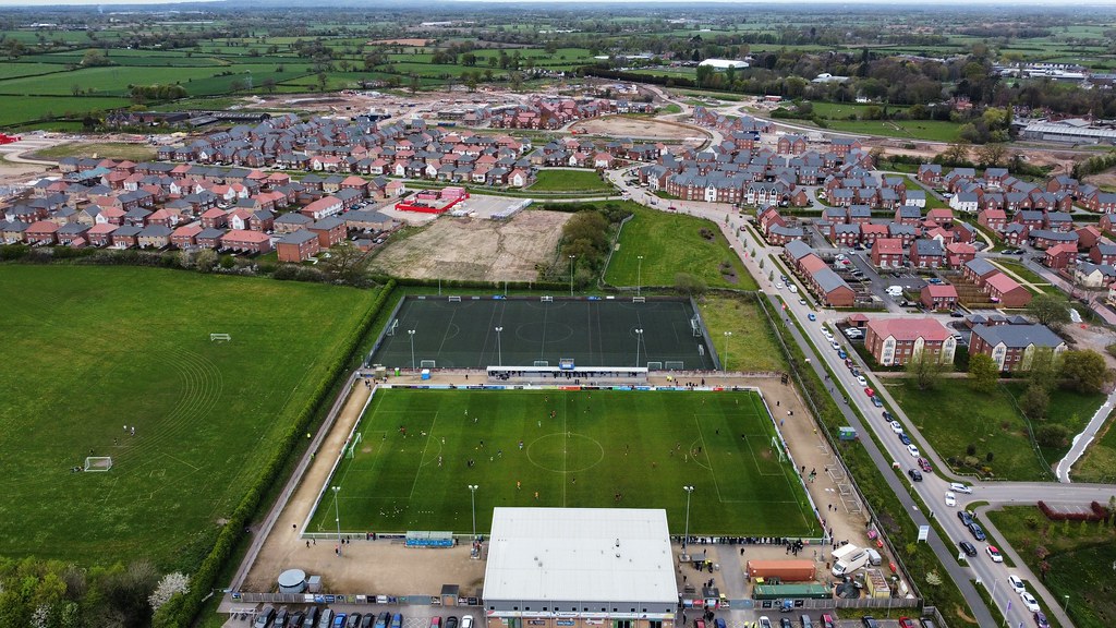 Nantwich Town Football Club and Kingsbourne estate Flickr