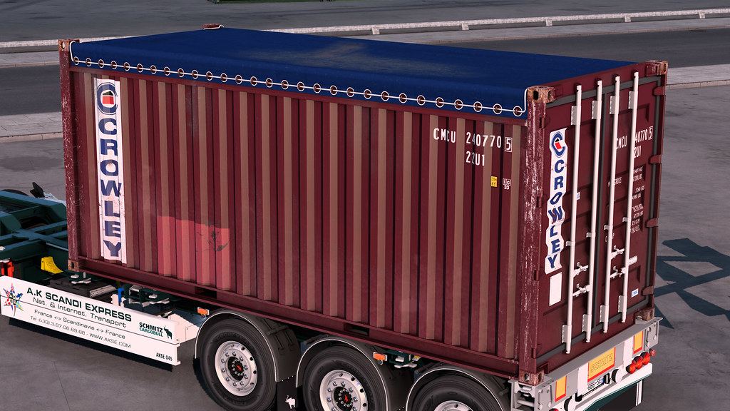 Crowley (used livery) 20ft Open Top container Status 1… Arnaud