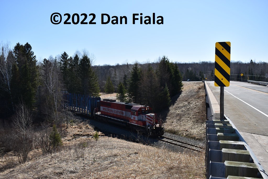 Fox Valley & Lake Superior pass under Hwy. 8 west of Brant… Flickr