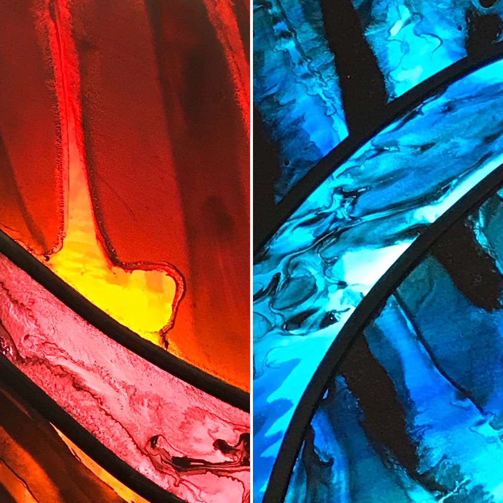 Fire and Ice Glass from the Guildhall Art Museum in the Ci… Flickr