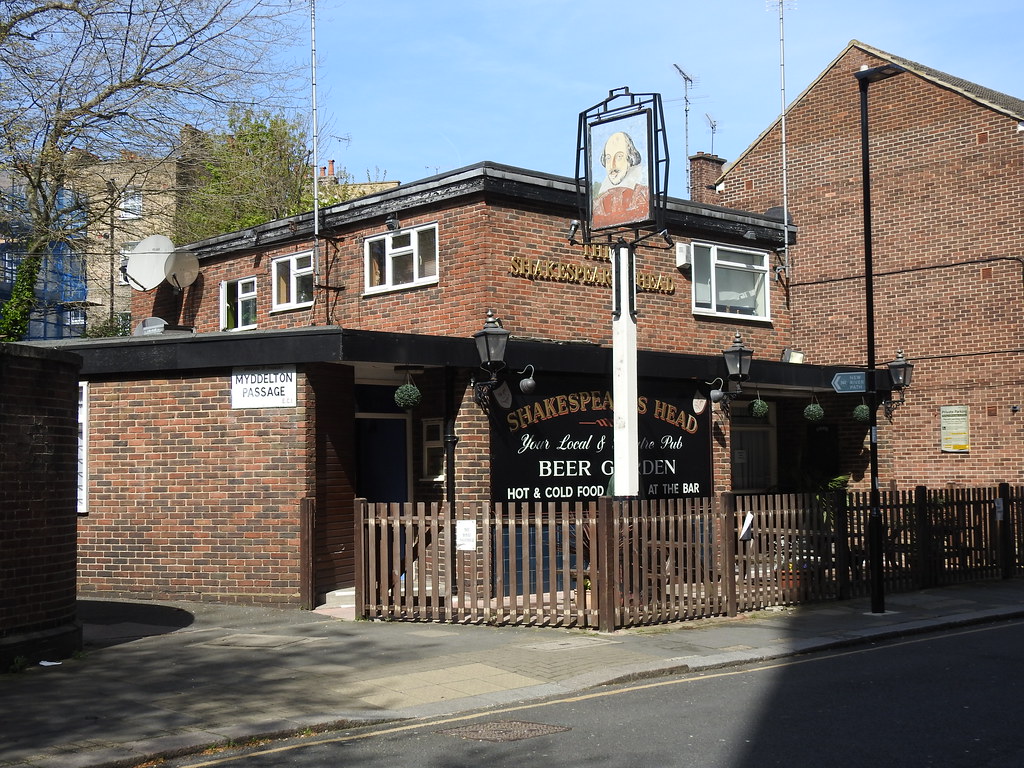 The Shakespeare's Head Arlington Way, London. Flickr