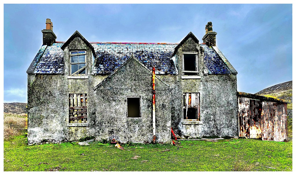 Croft no more! Isle of Eriskay, Outer Hebrides, Scotland. John
