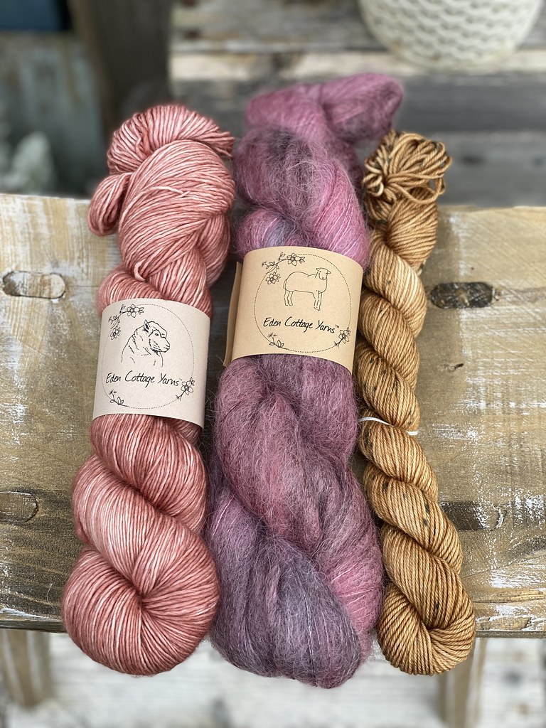 Eden Cottage Yarns Carlisle Fingering in Briar Rose, Eldwi… Flickr