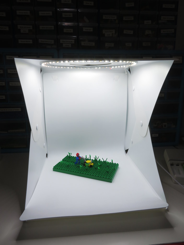 Behind the scenes! This portable light box came from Kmart… Flickr