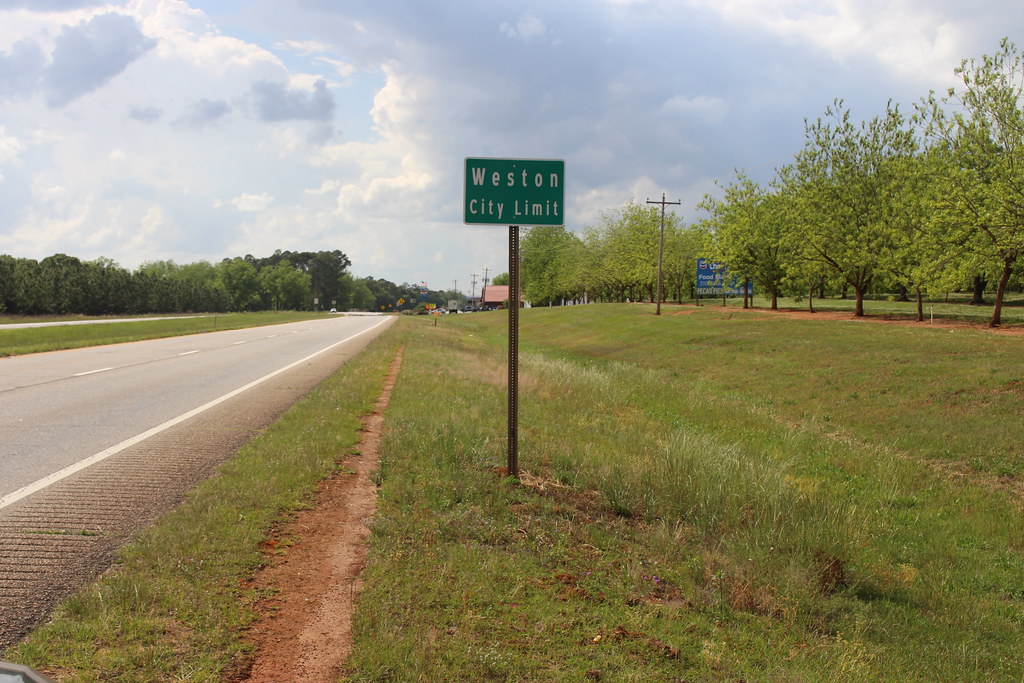 Weston city limit, GA520 WB Weston, ster County, Flickr